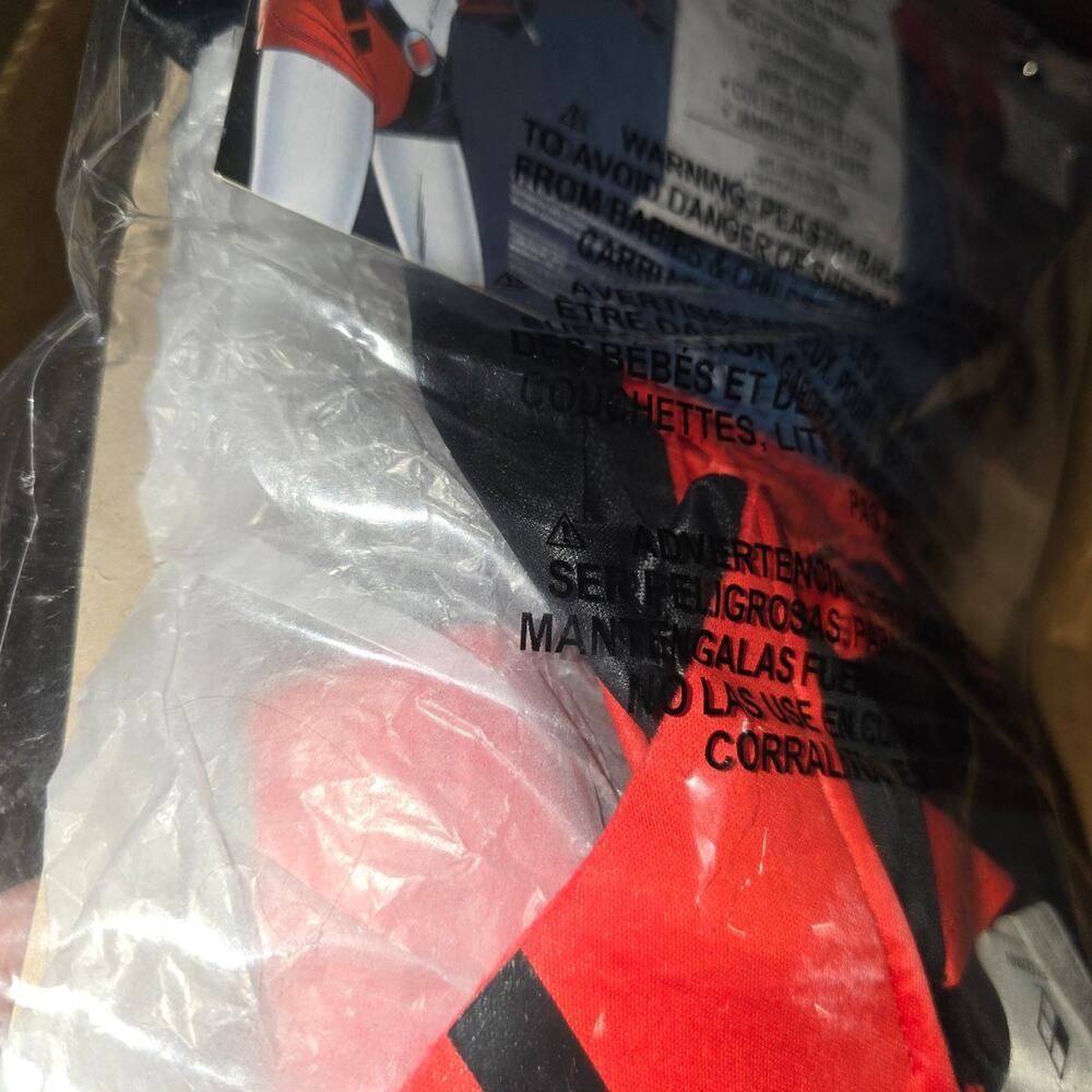 Harley Quinn Girls costume Child Medium 8-10 NWT - Picture 5 of 5